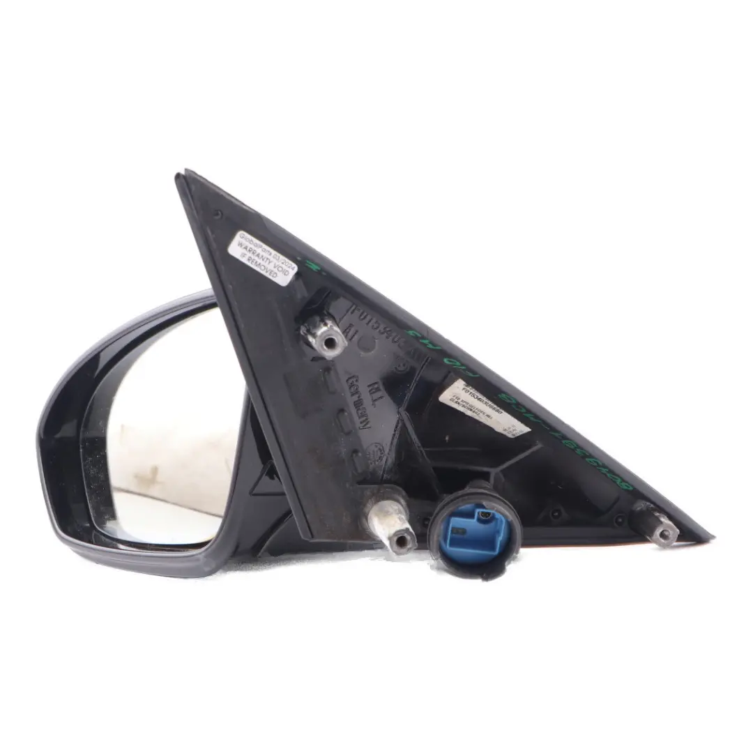 Wing Mirror High Gloss Auto Dip Door Left N/S Monte Carlo Blue B05 to BMW F10 M5 with Part number 8049391 BMW F10 M5 Wing Mirror High Gloss Auto Dip Door Left N/S Monte Carlo Blue B05 - SKU rhd-8049391-MCB - Part number 8049391