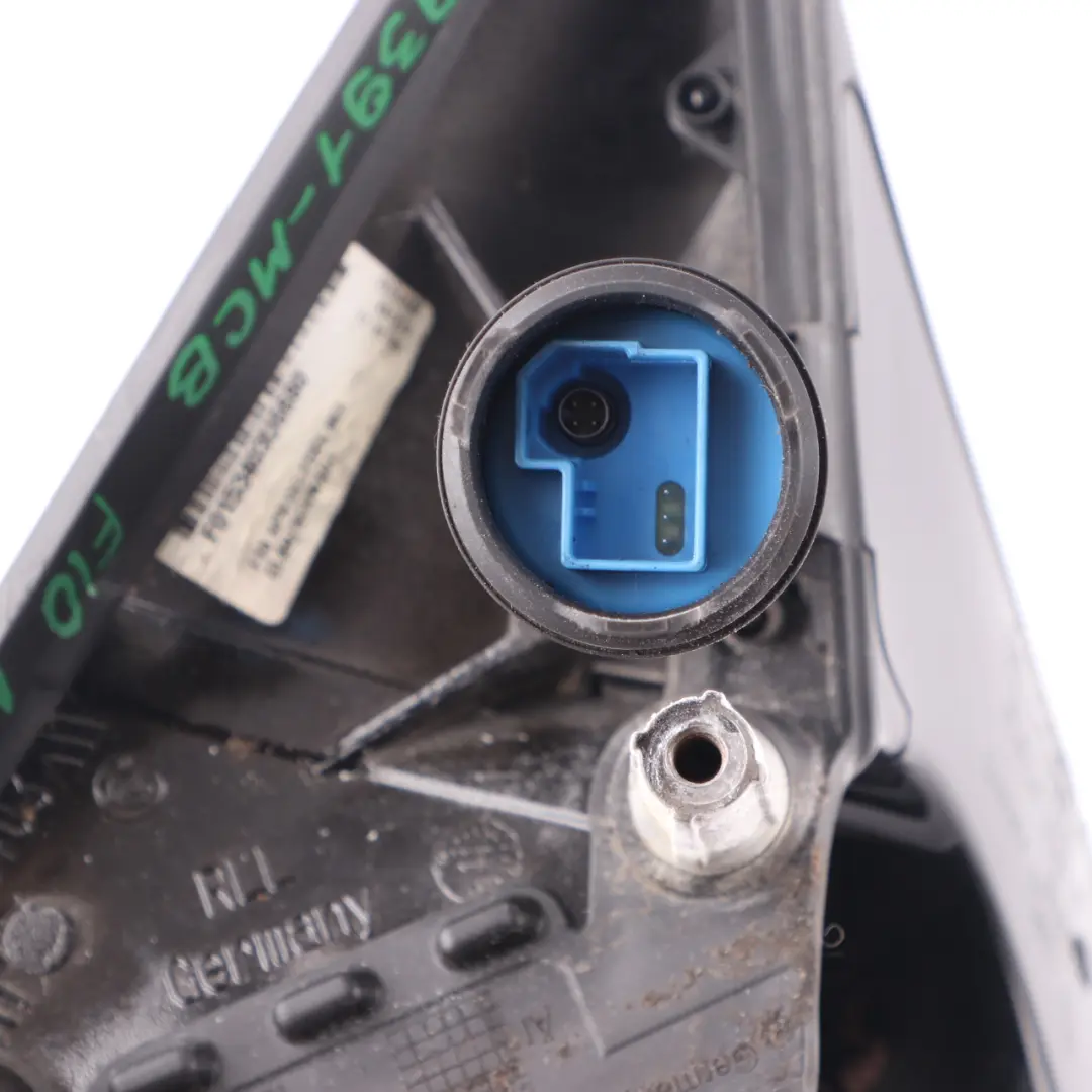 Wing Mirror High Gloss Auto Dip Door Left N/S Monte Carlo Blue B05 to BMW F10 M5 with Part number 8049391 BMW F10 M5 Wing Mirror High Gloss Auto Dip Door Left N/S Monte Carlo Blue B05 - SKU rhd-8049391-MCB - Part number 8049391