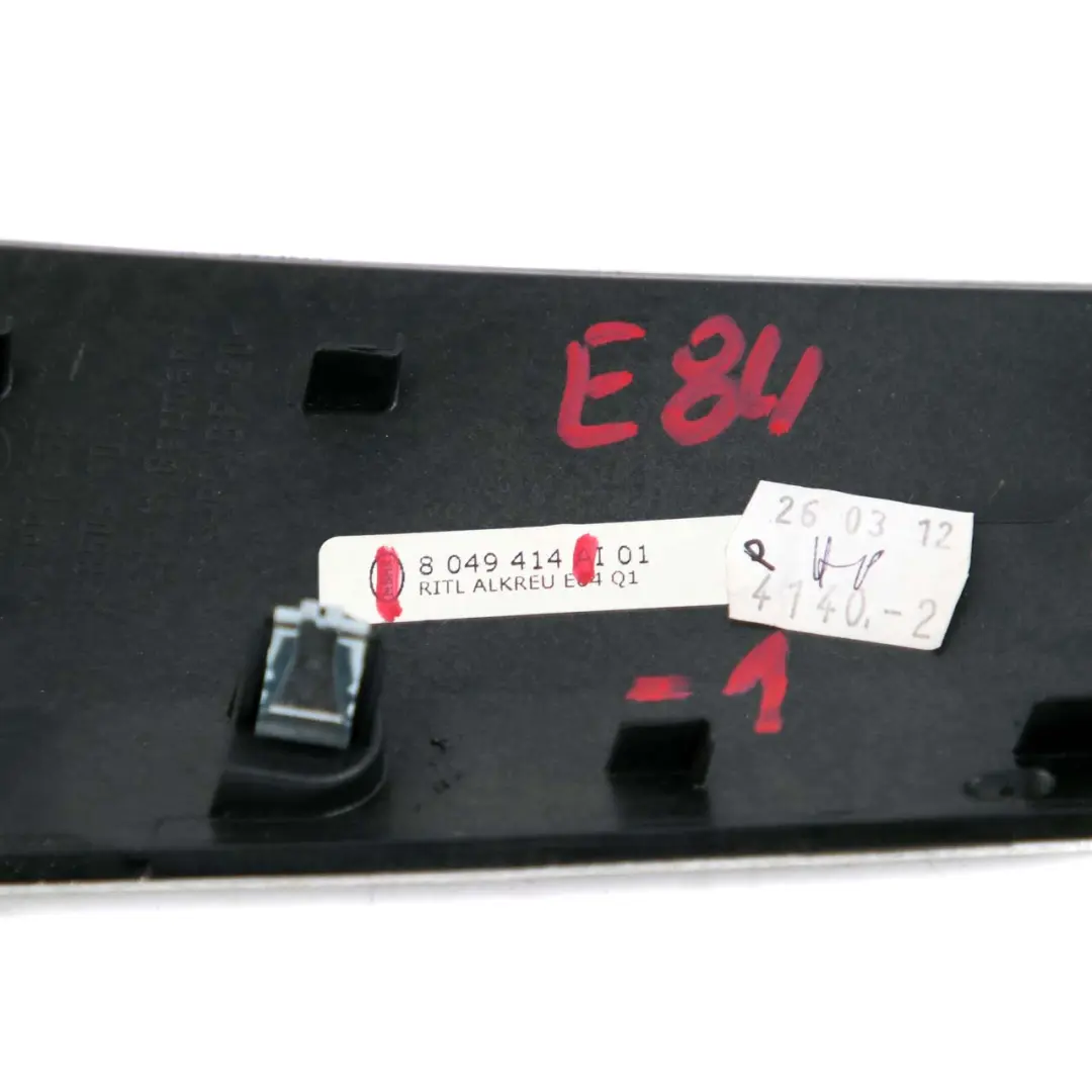 Decor Strip Trim Dashboard Dash Cover Aluminium Cross Ground to BMW X1 Series E84 with Part number 8049414 BMW X1 Series E84 Decor Strip Trim Dashboard Dash Cover Aluminium Cross Ground - SKU rhd-8049414-1 - Part number 8049414