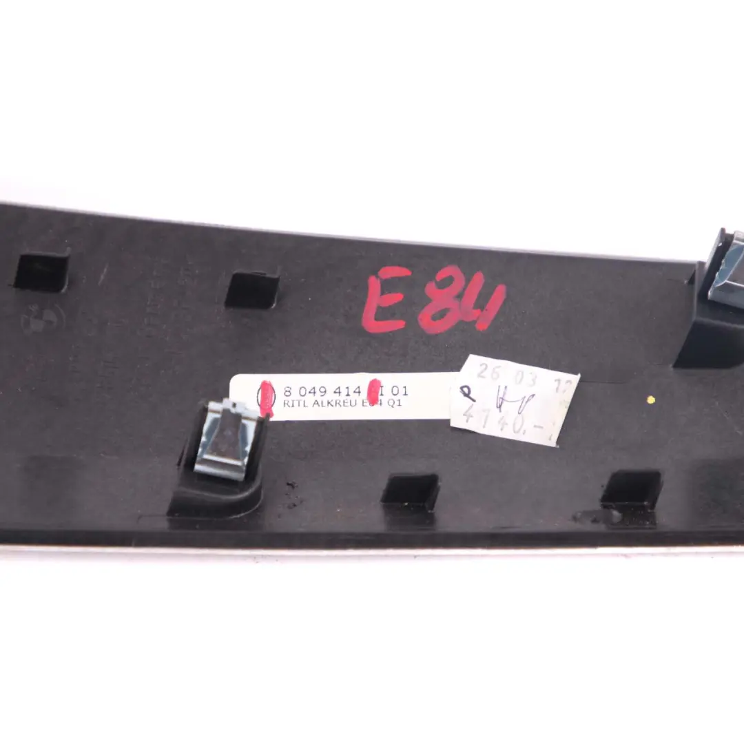 Decor Strip Trim Dashboard Dash Cover Aluminium Cross Ground to BMW X1 Series E84 with Part number 8049414 BMW X1 Series E84 Decor Strip Trim Dashboard Dash Cover Aluminium Cross Ground - SKU rhd-8049414 - Part number 8049414