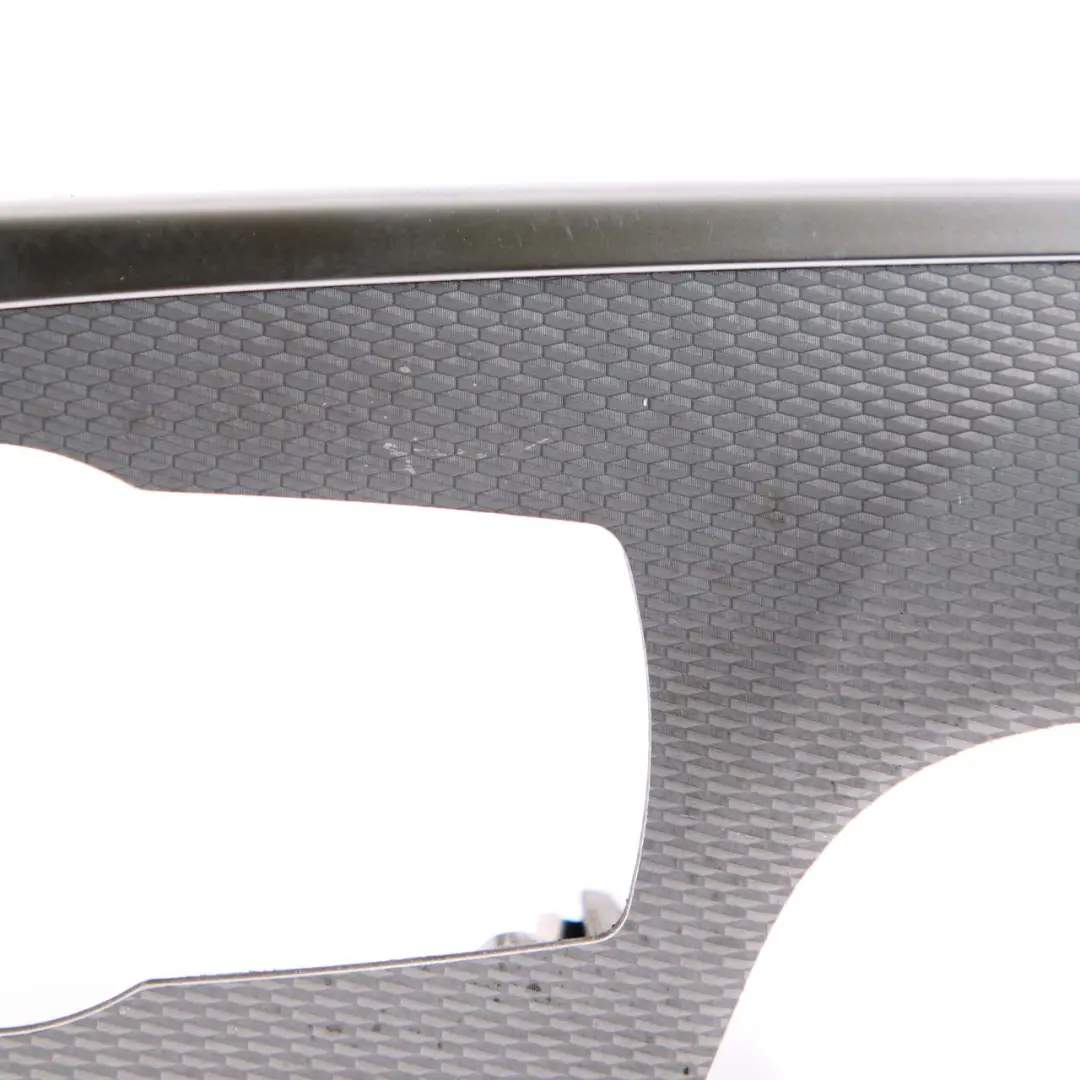 Decor Trim Dashboard I-panel Cover Hexagonal Alu Perlglanz Chrom to BMW F10 F11 with Part number 8050169 BMW F10 F11 Decor Trim Dashboard I-panel Cover Hexagonal Alu Perlglanz Chrom - SKU rhd-8050169 - Part number 8050169