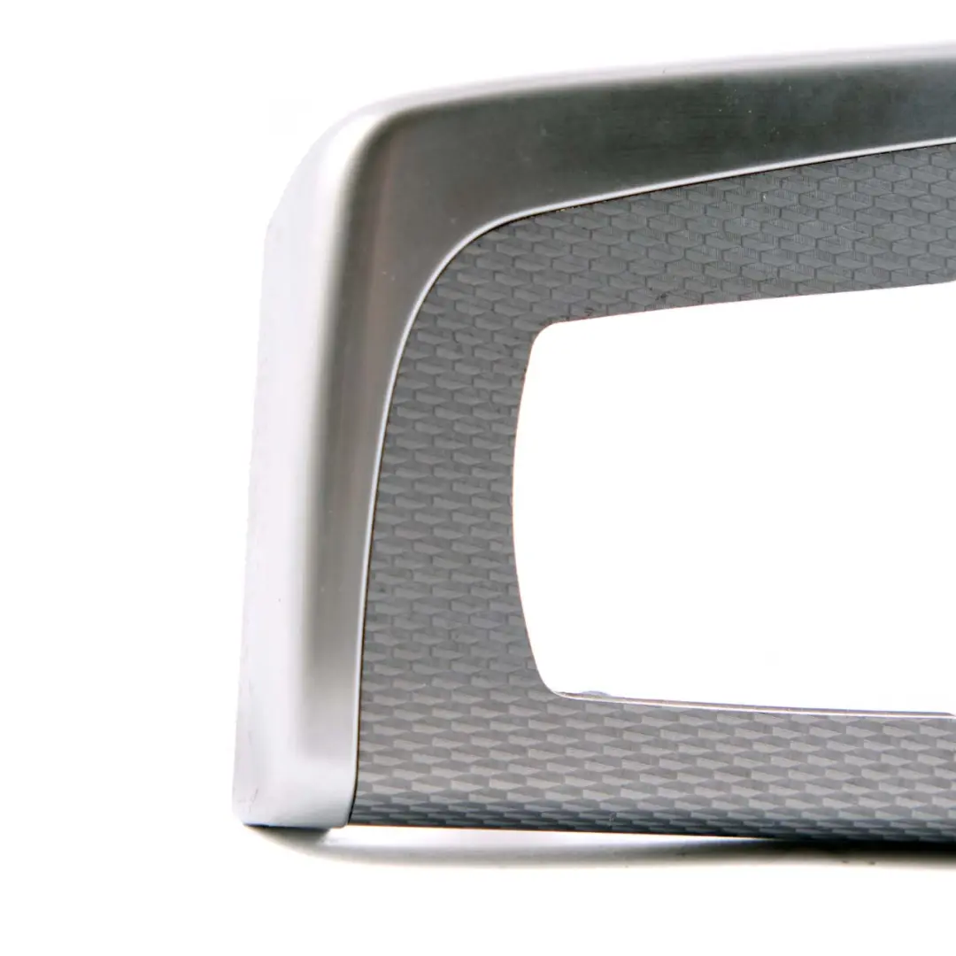 Decor Trim Dashboard I-panel Cover Hexagonal Alu Perlglanz Chrom to BMW F10 F11 with Part number 8050169 BMW F10 F11 Decor Trim Dashboard I-panel Cover Hexagonal Alu Perlglanz Chrom - SKU rhd-8050169 - Part number 8050169