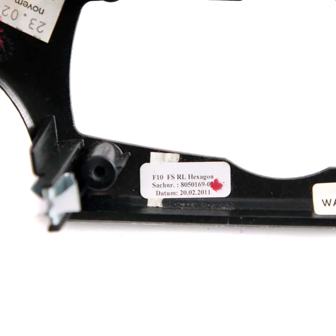Decor Trim Dashboard I-panel Cover Hexagonal Alu Perlglanz Chrom to BMW F10 F11 with Part number 8050169 BMW F10 F11 Decor Trim Dashboard I-panel Cover Hexagonal Alu Perlglanz Chrom - SKU rhd-8050169 - Part number 8050169