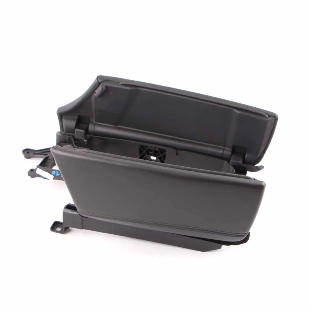 Front Armrest BMW F10 M5 Middle Arm Rest Storage Tray Leather Merino Black to with Part number 8050269 Front Armrest BMW F10 M5 Middle Arm Rest Storage Tray Leather Merino Black - SKU rhd-8050269 - Part number 8050269