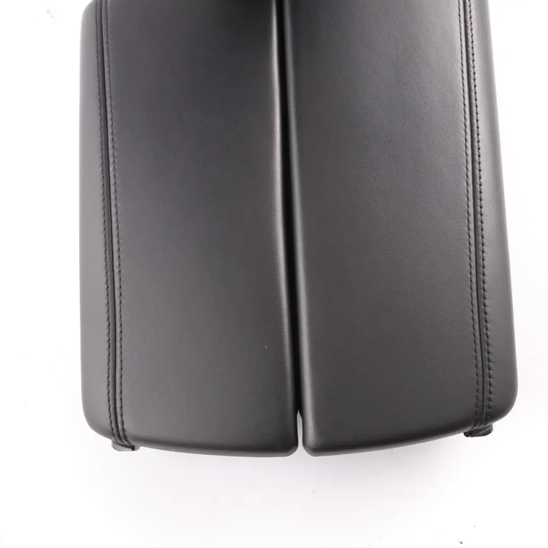 Front Armrest BMW F10 M5 Middle Arm Rest Storage Tray Leather Merino Black to with Part number 8050269 Front Armrest BMW F10 M5 Middle Arm Rest Storage Tray Leather Merino Black - SKU rhd-8050269 - Part number 8050269