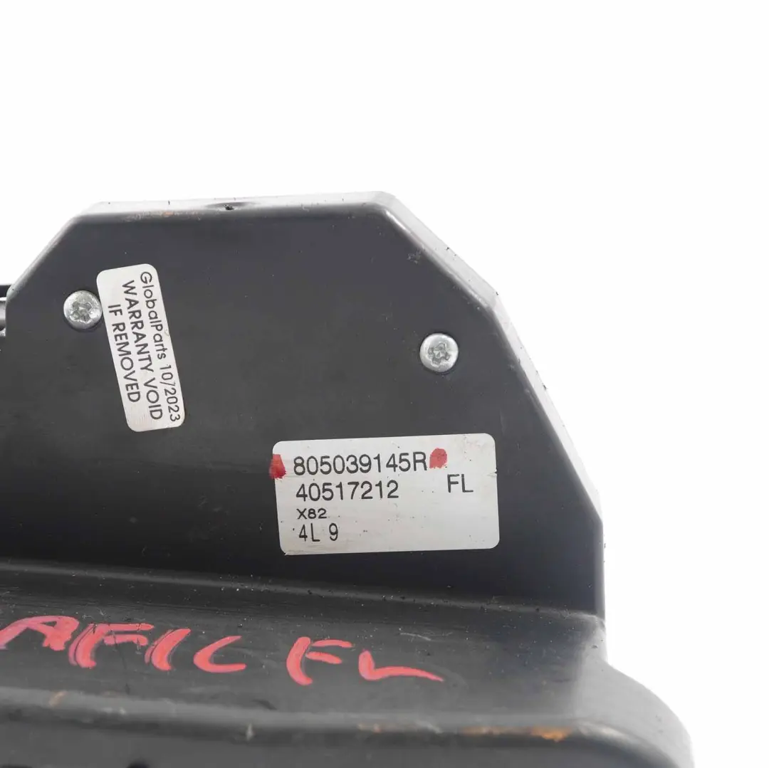 Door Lock Front Left N/S Latch to Renault Trafic 3 Vauxhall Vivaro B with Part number 805039145R Renault Trafic 3 Vauxhall Vivaro B Door Lock Front Left N/S Latch - SKU rhd-805039145R - Part number 805039145R