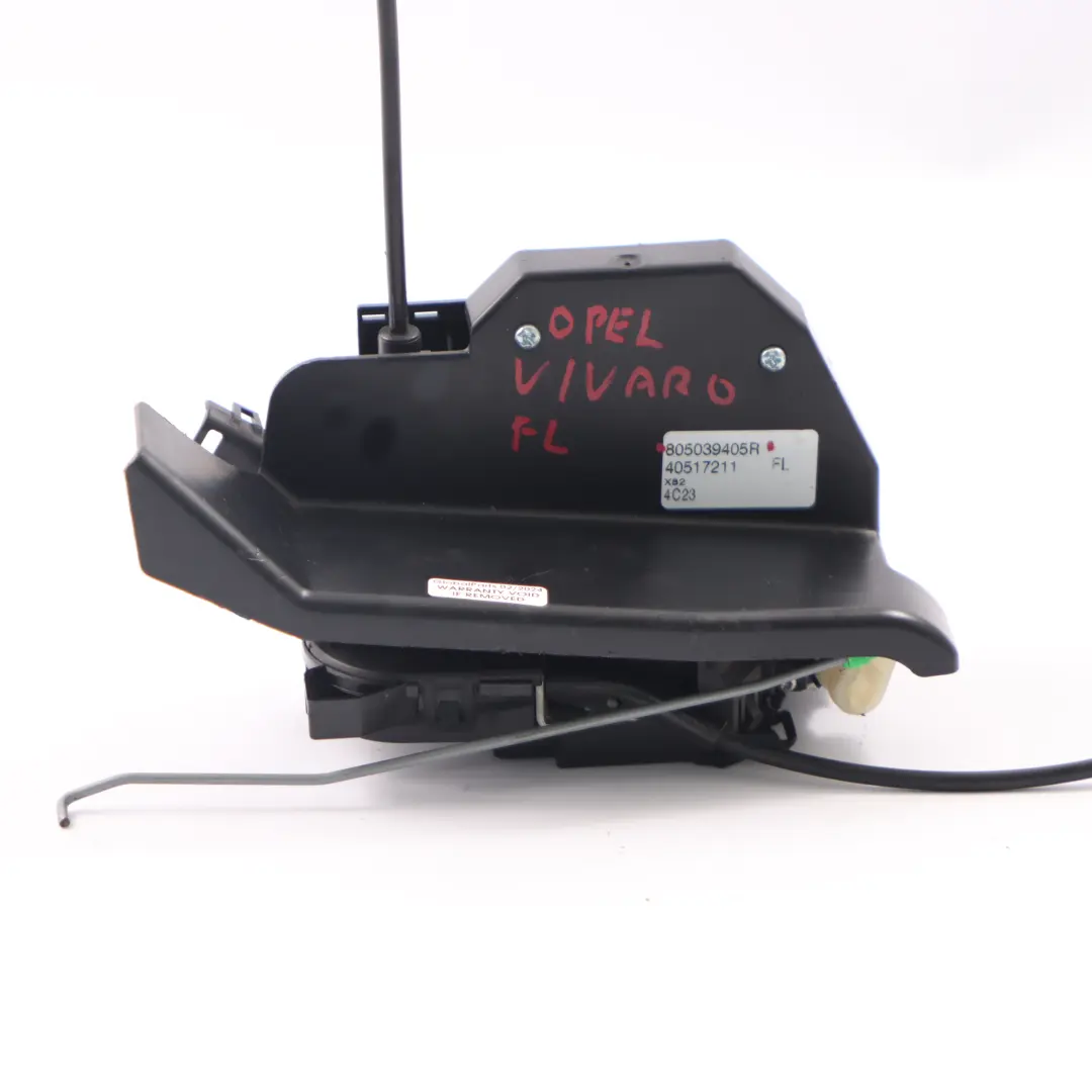 Door Lock Renault Trafic 3 Vauxhall Vivaro B Front Left N/S Latch to with Part number 805039405R Door Lock Renault Trafic 3 Vauxhall Vivaro B Front Left N/S Latch - SKU rhd-805039405R - Part number 805039405R