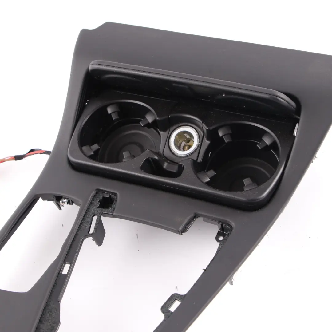 Front Center Console Cover Tray Storage Cup Holder Black to BMW F10 M5 with Part number 8050684 BMW F10 M5 Front Center Console Cover Tray Storage Cup Holder Black - SKU rhd-8050684 - Part number 8050684