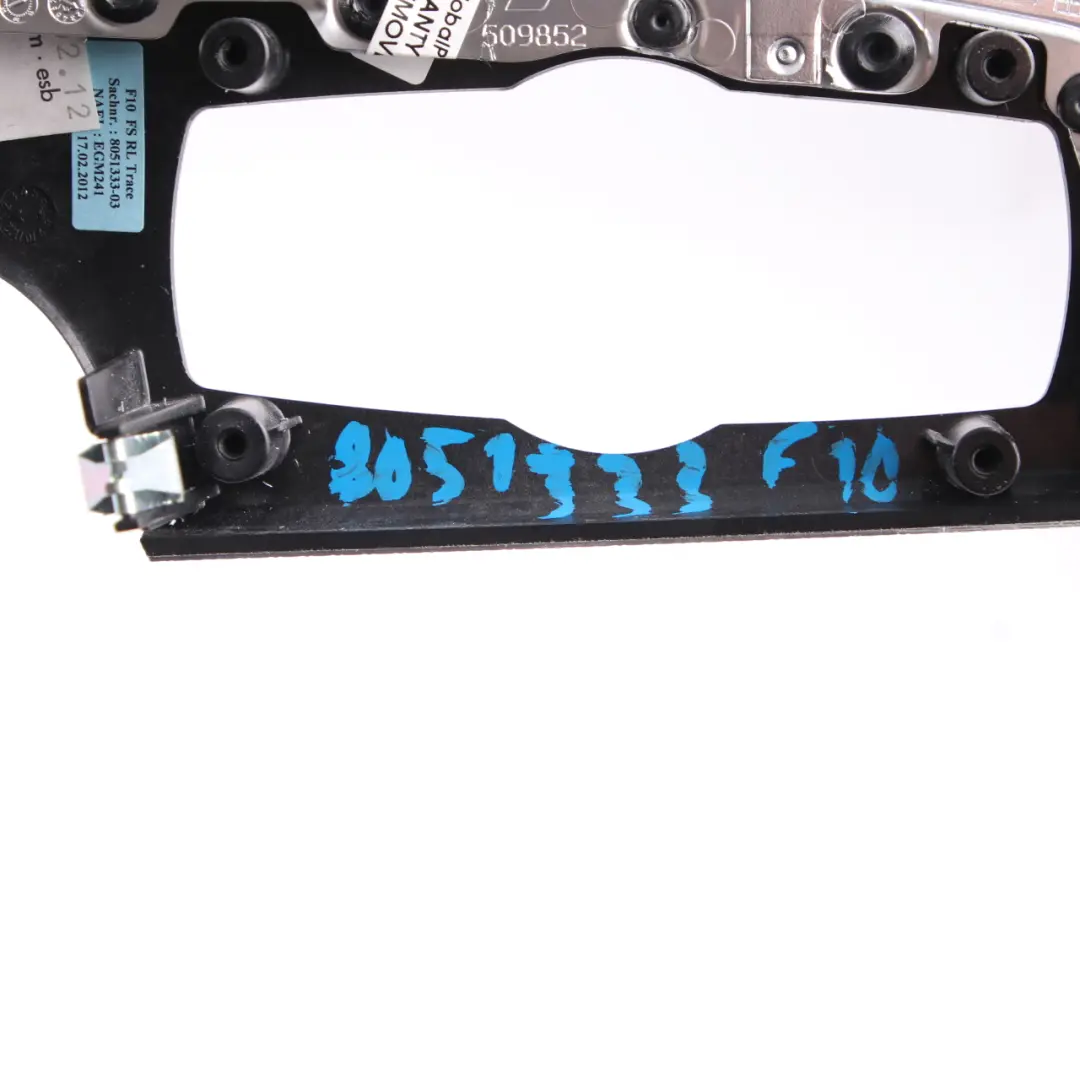 Headlight Switch Cover Surround Trim Alu Trace Right O/S to BMW F10 M5 with Part number 8051333 BMW F10 M5 Headlight Switch Cover Surround Trim Alu Trace Right O/S - SKU rhd-8051333 - Part number 8051333