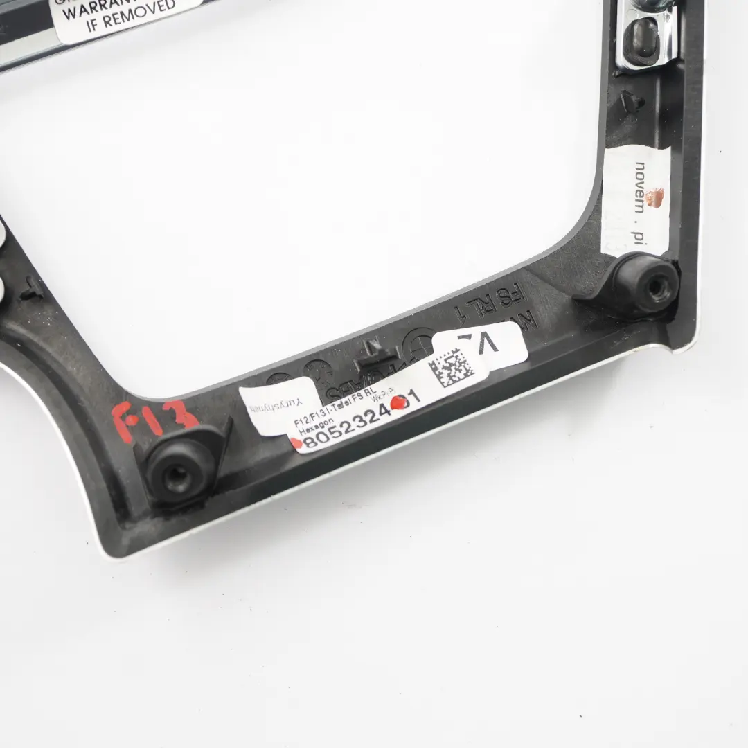 Air Vent Frame BMW F12 F13 Dashboard Trim Cover Right O/S Alu Hexagon - SKU rhd-8052324 - Part number 8052324