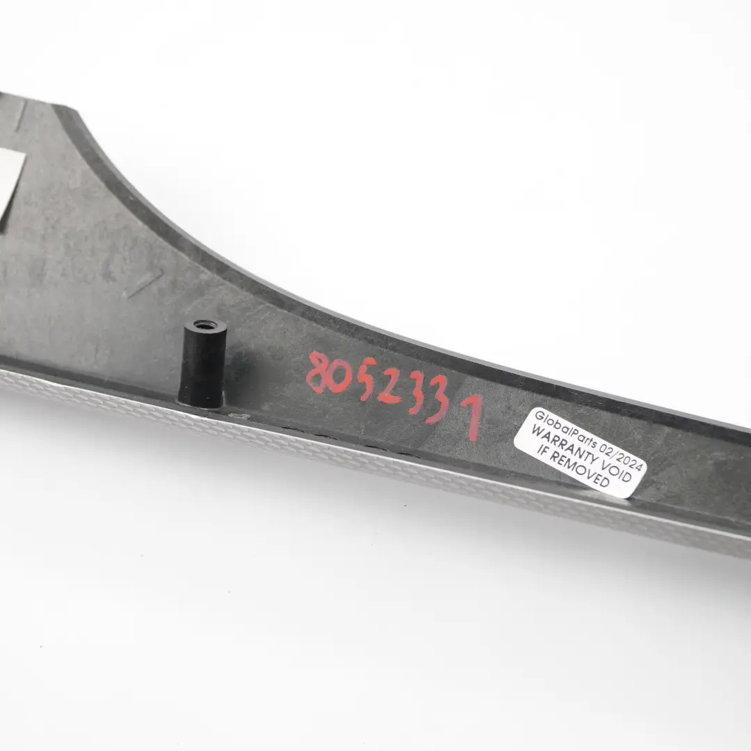  Door Strip BMW F12 F13 Front Left N/S Interior Decor Trim Panel Alu Hexagon - SKU rhd-8052331 - Part number 8052331