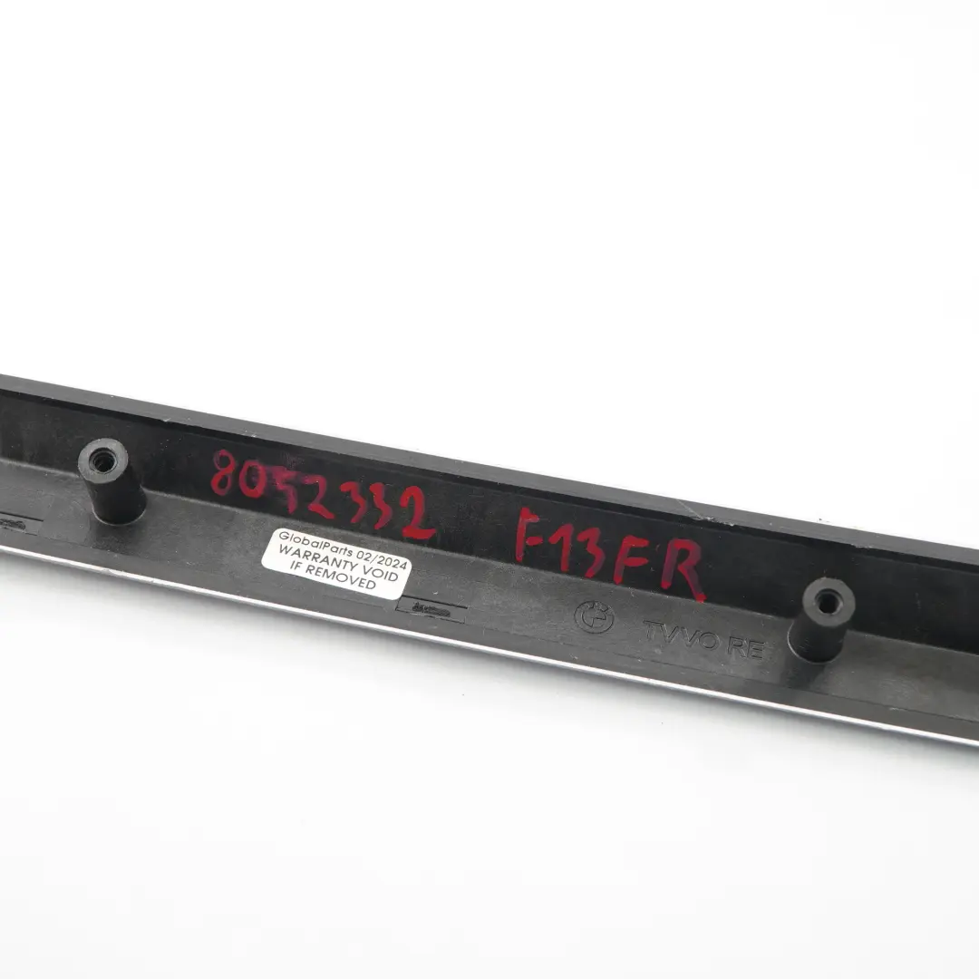 Door Strip BMW F12 F13 Front Right O/S Interior Decor Trim Panel Alu Hexagon to with Part number 8052332 Door Strip BMW F12 F13 Front Right O/S Interior Decor Trim Panel Alu Hexagon - SKU rhd-8052332 - Part number 8052332