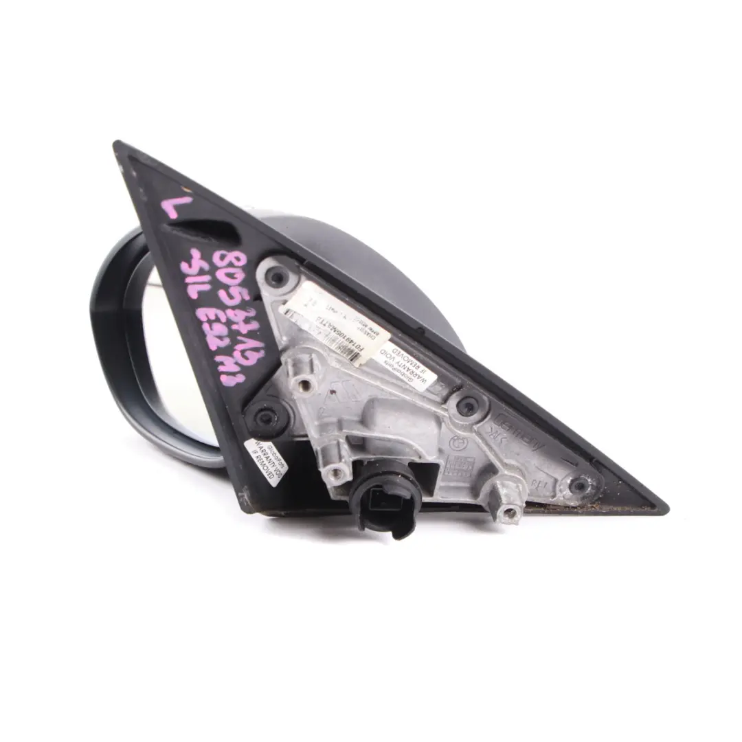 BMW E92 M3 Mirror Wing Left Door N/S Heated Memory Power Fold Silverstone A29 - SKU rhd-8053713-SIL - Part number 8053713