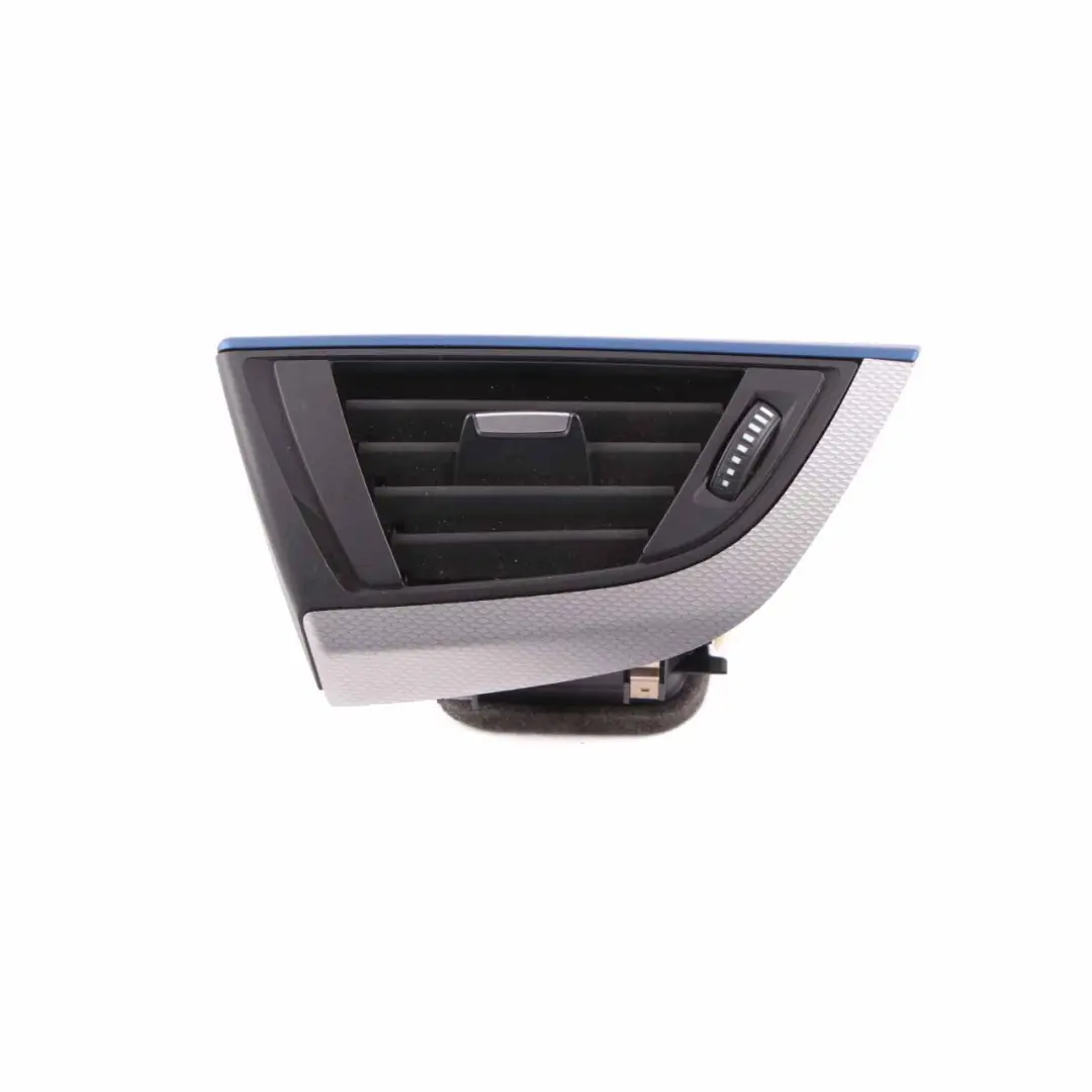  Dashboard Air Vent BMW F20 F21 Trim Panel Cover Hexagonal Alu Blue Matt Driver - SKU rhd-8054901 - Part number 8054901
