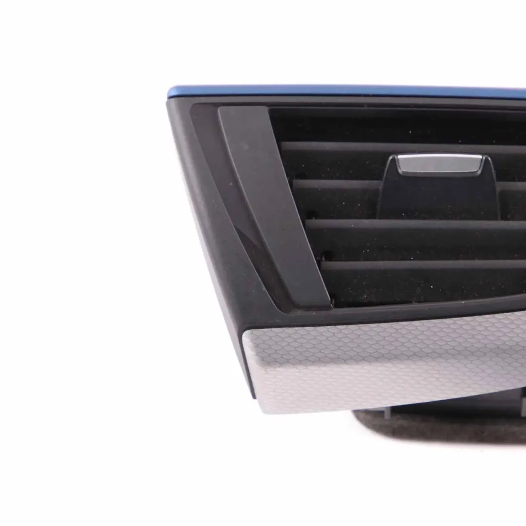  Dashboard Air Vent BMW F20 F21 Trim Panel Cover Hexagonal Alu Blue Matt Driver - SKU rhd-8054901 - Part number 8054901