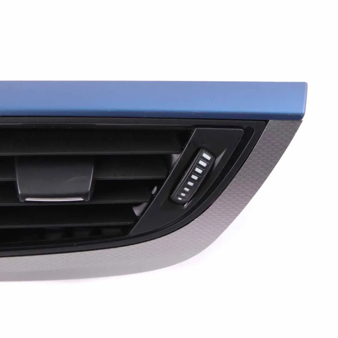 Dashboard Air Vent BMW F20 F21 Trim Panel Cover Hexagonal Alu Blue Matt Driver to with Part number 8054901 Dashboard Air Vent BMW F20 F21 Trim Panel Cover Hexagonal Alu Blue Matt Driver - SKU rhd-8054901 - Part number 8054901