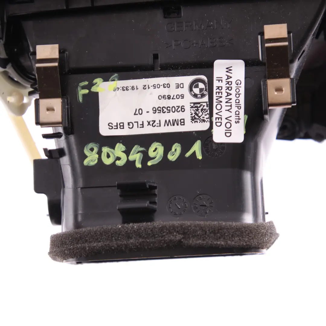  Dashboard Air Vent BMW F20 F21 Trim Panel Cover Hexagonal Alu Blue Matt Driver - SKU rhd-8054901 - Part number 8054901