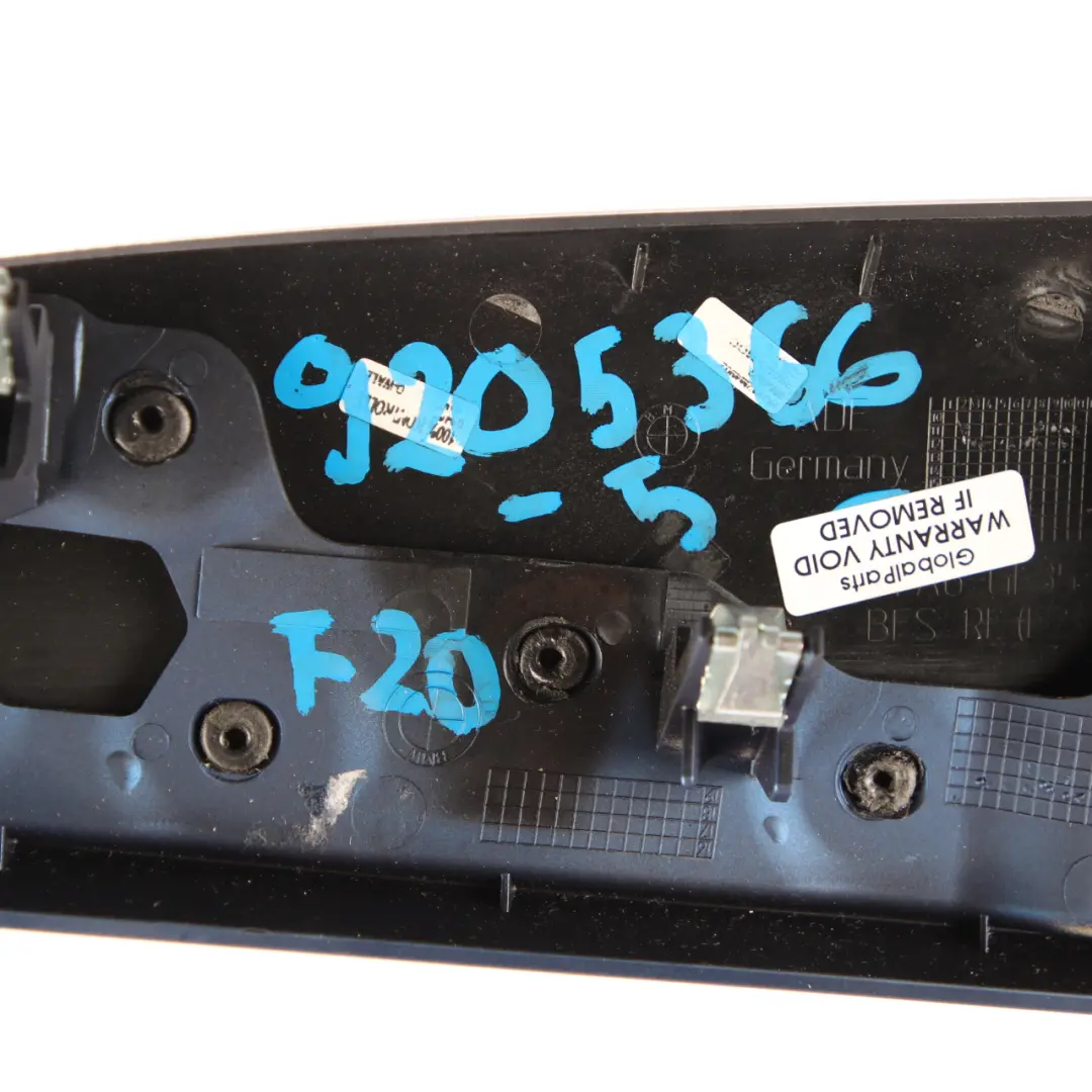 Dashboard Trim Interior Decor Panel Cover Aluminium Hexagon Blue Matt to BMW F20 with Part number 8054902 BMW F20 Dashboard Trim Interior Decor Panel Cover Aluminium Hexagon Blue Matt - SKU rhd-8054902 - Part number 8054902