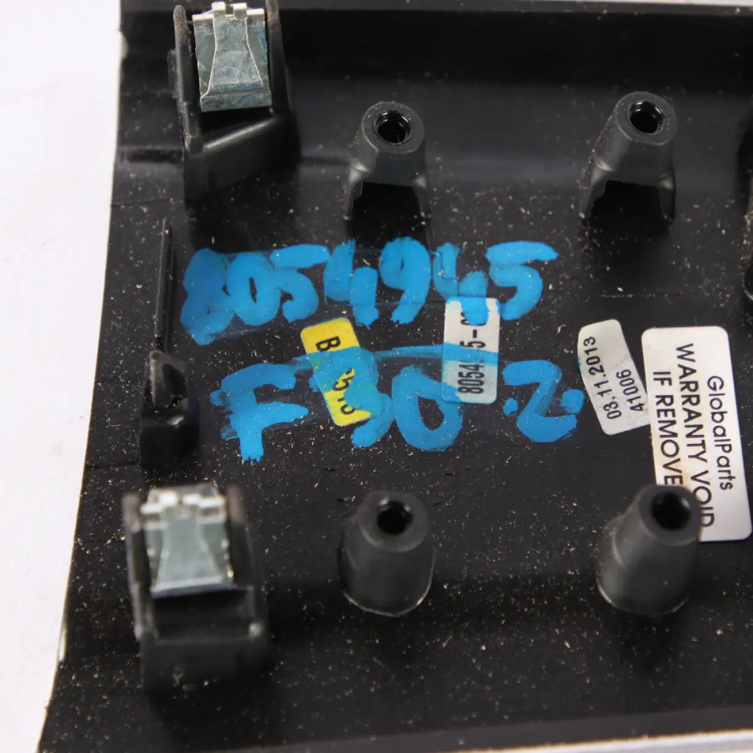 Centre Console Trim BMW F30 F31 Panel Cover Aluminium Hexagon to with Part number 8054945 Centre Console Trim BMW F30 F31 Panel Cover Aluminium Hexagon - SKU rhd-8054945 - Part number 8054945