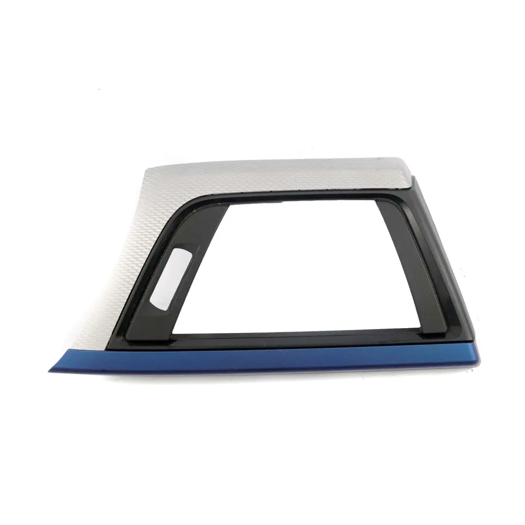 Trim I-panel Dashboard Dash Cover Hexagonal Alu Blue Matt Driver to BMW F30 F31 F32 with Part number 8054951 BMW F30 F31 F32 Trim I-panel Dashboard Dash Cover Hexagonal Alu Blue Matt Driver - SKU rhd-8054951 - Part number 8054951