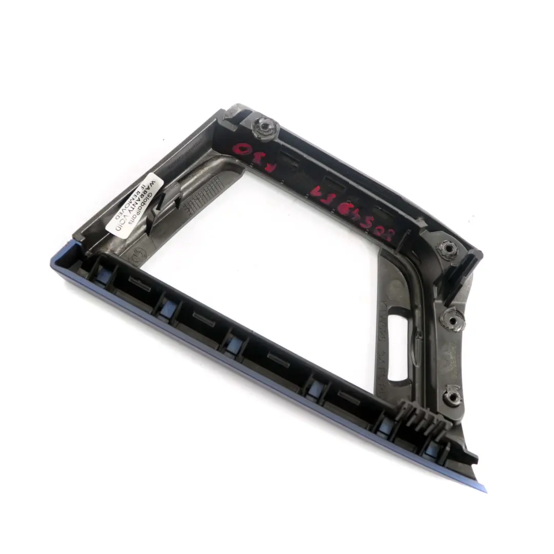 Trim I-panel Dashboard Dash Cover Hexagonal Alu Blue Matt Driver to BMW F30 F31 F32 with Part number 8054951 BMW F30 F31 F32 Trim I-panel Dashboard Dash Cover Hexagonal Alu Blue Matt Driver - SKU rhd-8054951 - Part number 8054951