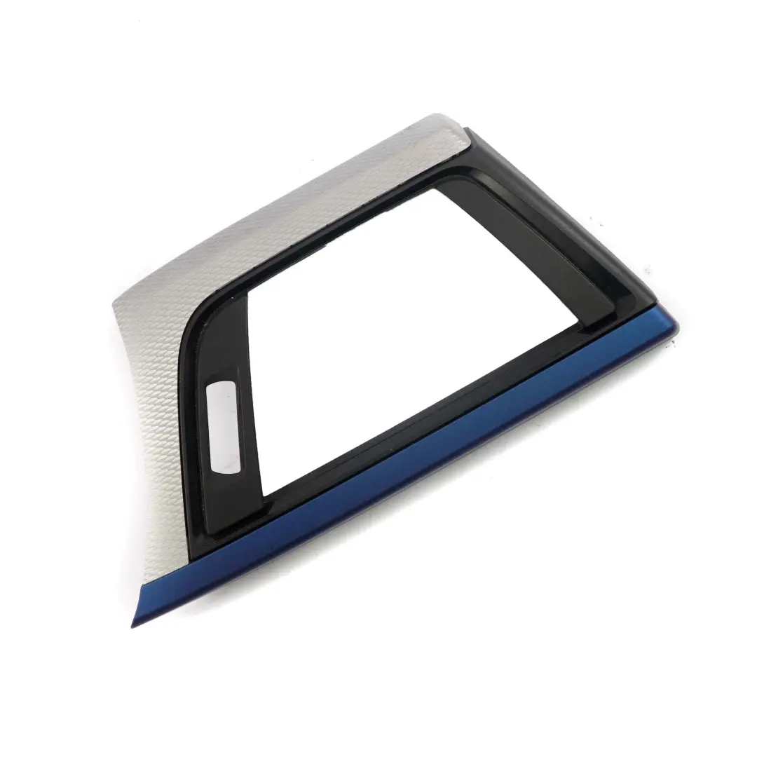 BMW F30 F31 F32 Trim I-panel Dashboard Dash Cover Hexagonal Alu Blue Matt Driver - SKU rhd-8054951 - Part number 8054951