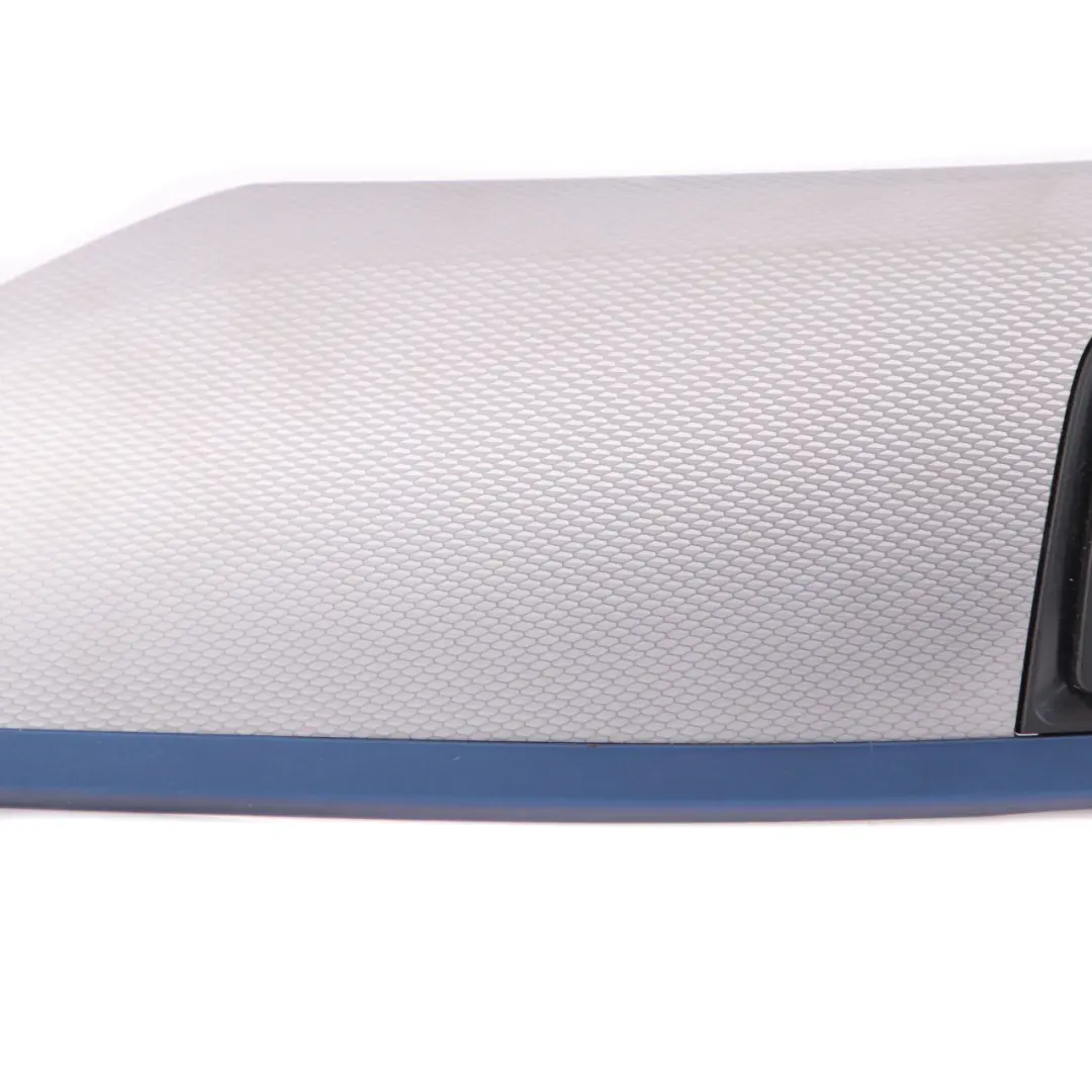  Dashboard Trim BMW F30 F31 F32 1 Panel Cover Hexagonal Alu Blue Matt Passenger - SKU rhd-8054952-1 - Part number 8054952