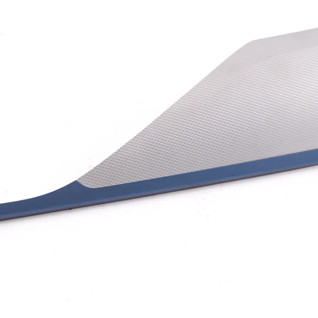  Dashboard Trim BMW F30 F31 F32 1 Panel Cover Hexagonal Alu Blue Matt Passenger - SKU rhd-8054952-1 - Part number 8054952