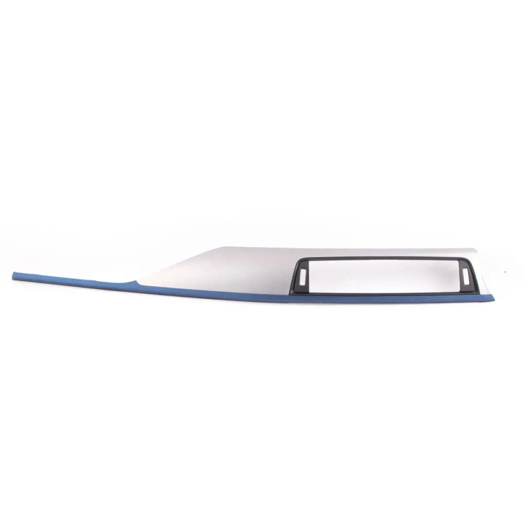 BMW F30 F31 F32 Trim I-panel Dashboard Cover Hexagonal Alu Blue Matt Passenger - SKU rhd-8054952 - Part number 8054952