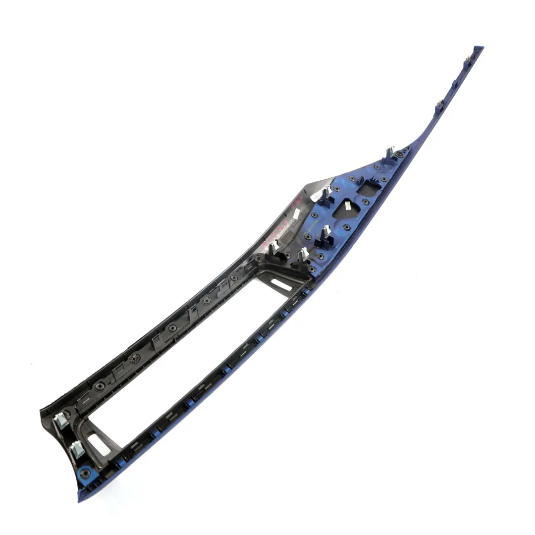 Trim I-panel Dashboard Cover Hexagonal Alu Blue Matt Passenger to BMW F30 F31 F32 with Part number 8054952 BMW F30 F31 F32 Trim I-panel Dashboard Cover Hexagonal Alu Blue Matt Passenger - SKU rhd-8054952 - Part number 8054952