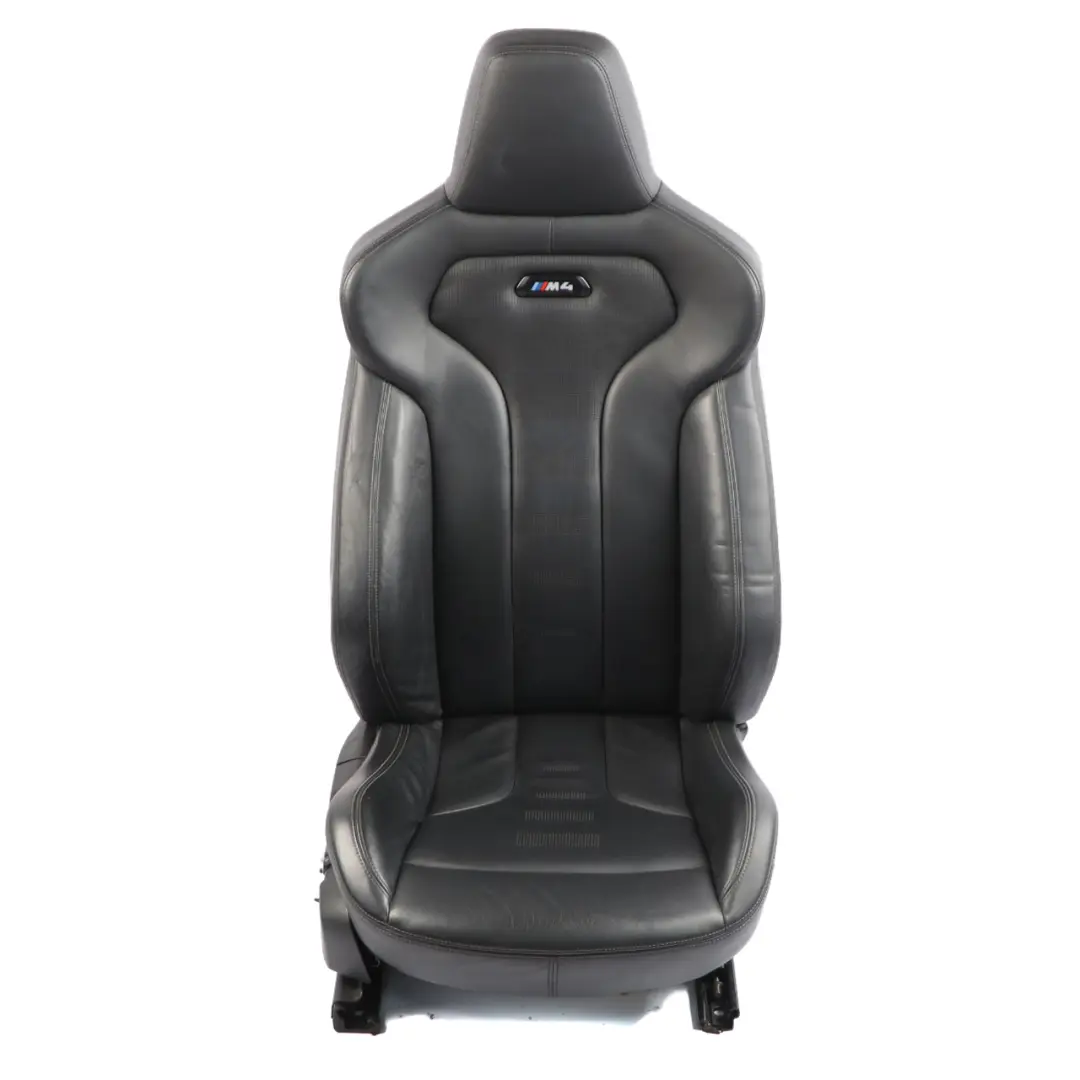 Heated Front Right O/S Black Leather Seat Memory Electric BMW F82 M4 M Sport - SKU rhd-8058276-1 - Part number 8058276