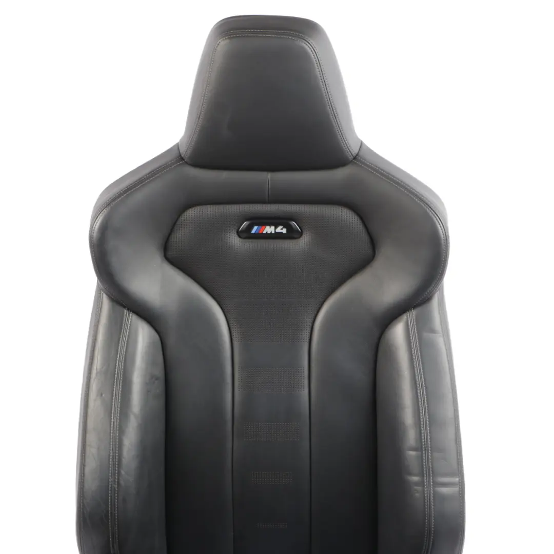 Heated Front Right O/S Black Leather Seat Memory Electric BMW F82 M4 M Sport - SKU rhd-8058276-1 - Part number 8058276