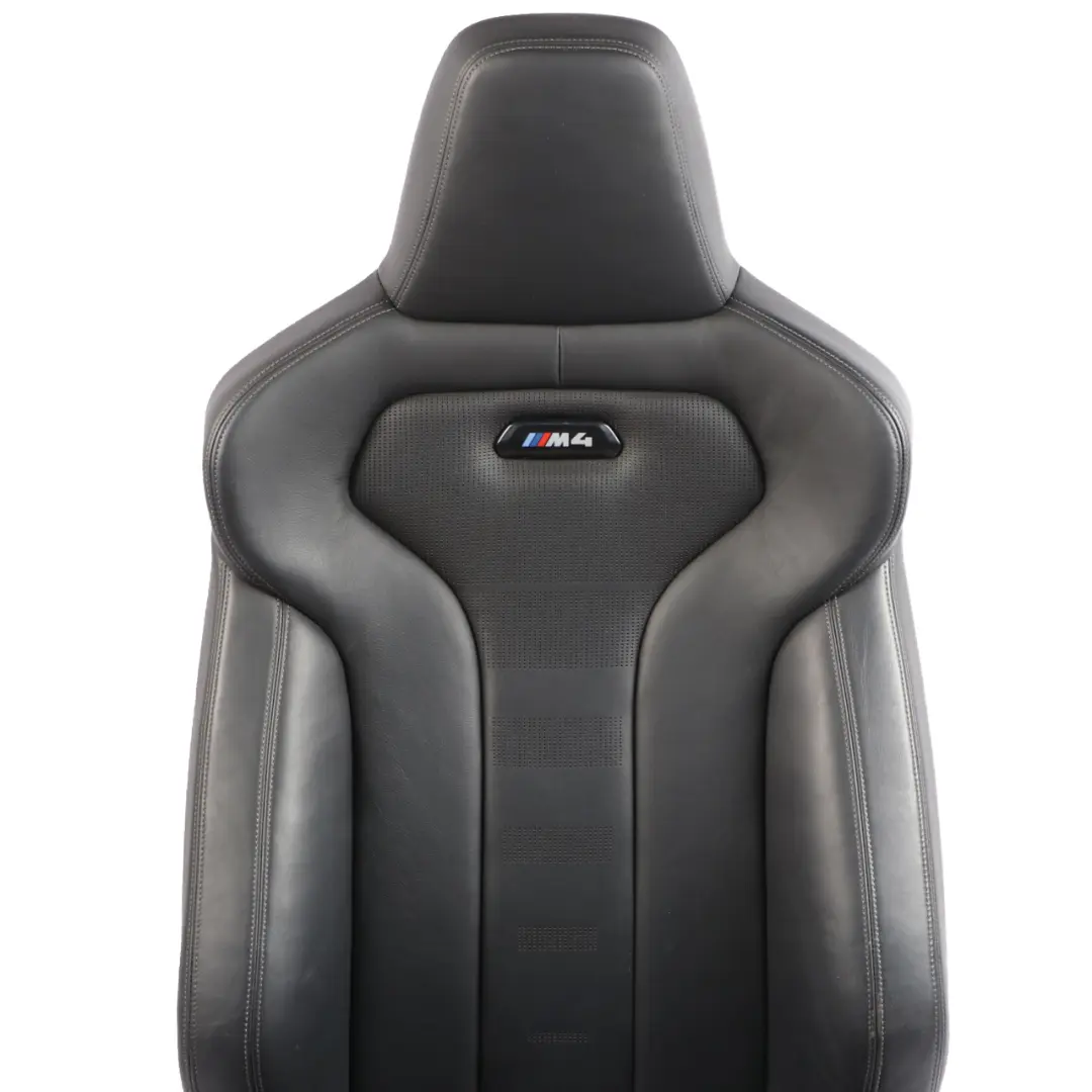 BMW F82 M4 M Sport Heated Front Left N/S Black Leather Seat Memory Electric - SKU rhd-8058277 - Part number 8058277