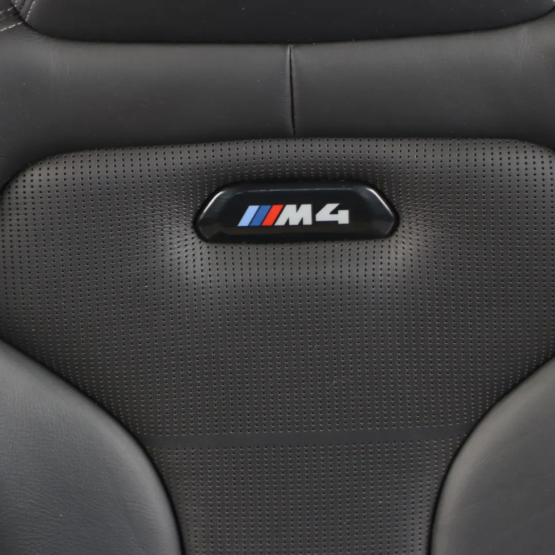 BMW F82 M4 M Sport Heated Front Left N/S Black Leather Seat Memory Electric - SKU rhd-8058277 - Part number 8058277