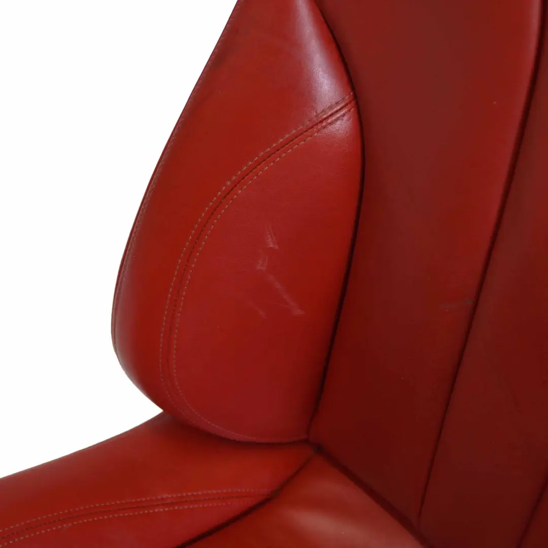 BMW F83 M4 M Sport Front Leather Seat Heated Left N/S Memory Sakhir Orange - SKU RHD-8058349 - Part number 8058349