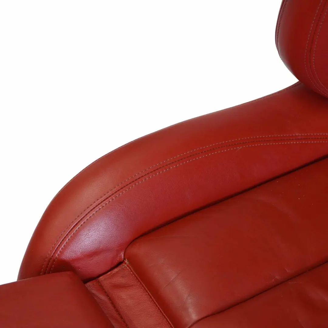 BMW F83 M4 M Sport Front Leather Seat Heated Left N/S Memory Sakhir Orange - SKU RHD-8058349 - Part number 8058349