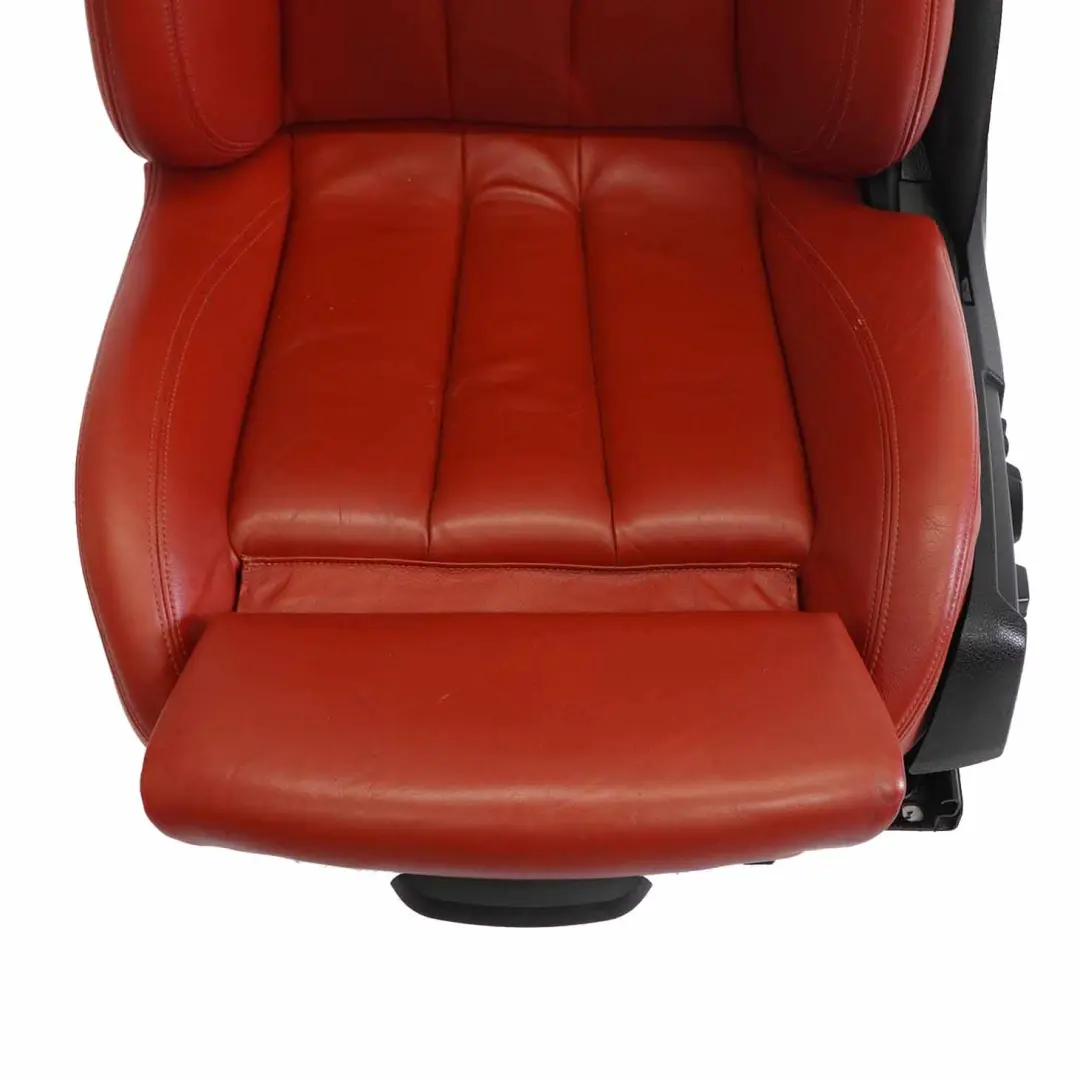 BMW F83 M4 M Sport Front Leather Seat Heated Left N/S Memory Sakhir Orange - SKU RHD-8058349 - Part number 8058349