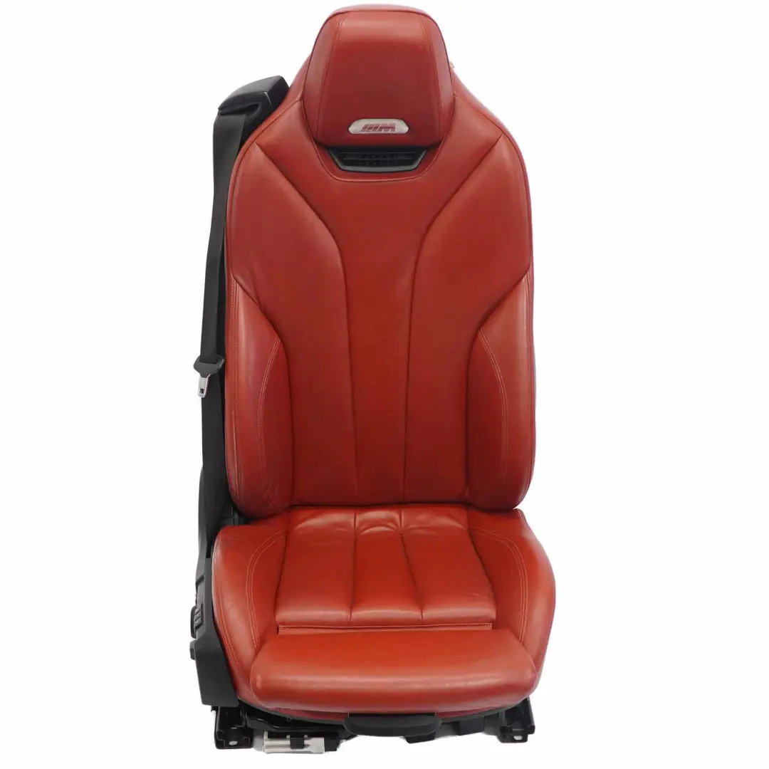 Front Leather Seat Heated Right O/S Memory Sakhir Orange to BMW F83 M4 M Sport with Part number 8058350 BMW F83 M4 M Sport Front Leather Seat Heated Right O/S Memory Sakhir Orange - SKU RHD-8058350-1 - Part number 8058350