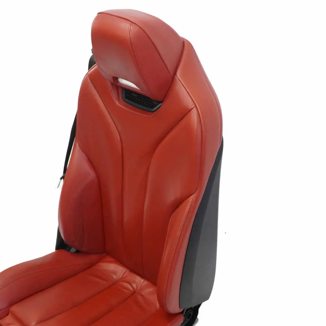 BMW F83 M4 M Sport Front Leather Seat Heated Right O/S Memory Sakhir Orange - SKU RHD-8058350-1 - Part number 8058350