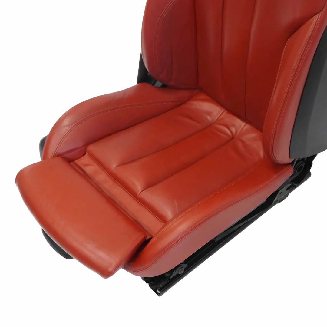 BMW F83 M4 M Sport Front Leather Seat Heated Right O/S Memory Sakhir Orange - SKU RHD-8058350-1 - Part number 8058350