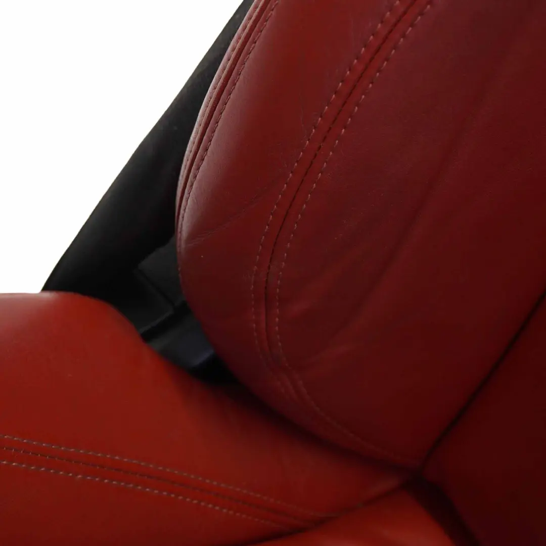 BMW F83 M4 M Sport Front Leather Seat Heated Right O/S Memory Sakhir Orange - SKU RHD-8058350-1 - Part number 8058350