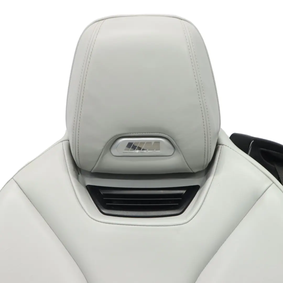 Leather Seat BMW F83 M4 M Sport Neck Heated Front Left N/S Memory Silverstone to with Part number 8058353 Leather Seat BMW F83 M4 M Sport Neck Heated Front Left N/S Memory Silverstone - SKU rhd-8058353-1 - Part number 8058353