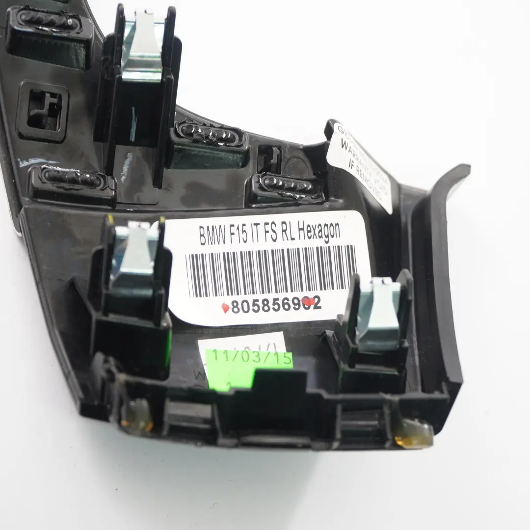 Trim BMW X5 F15 Dashboard Right O/S Strip Trim I-Panel Hexagonal Alu to with Part number 8058569 Trim BMW X5 F15 Dashboard Right O/S Strip Trim I-Panel Hexagonal Alu - SKU rhd-8058569 - Part number 8058569