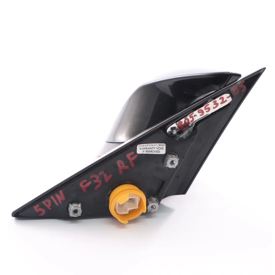  Wing Mirror BMW F32 F33 F82 M4 High Gloss Heated Right O/S Black Sapphire 475 - SKU rhd-8059532-BS - Part number 8059532