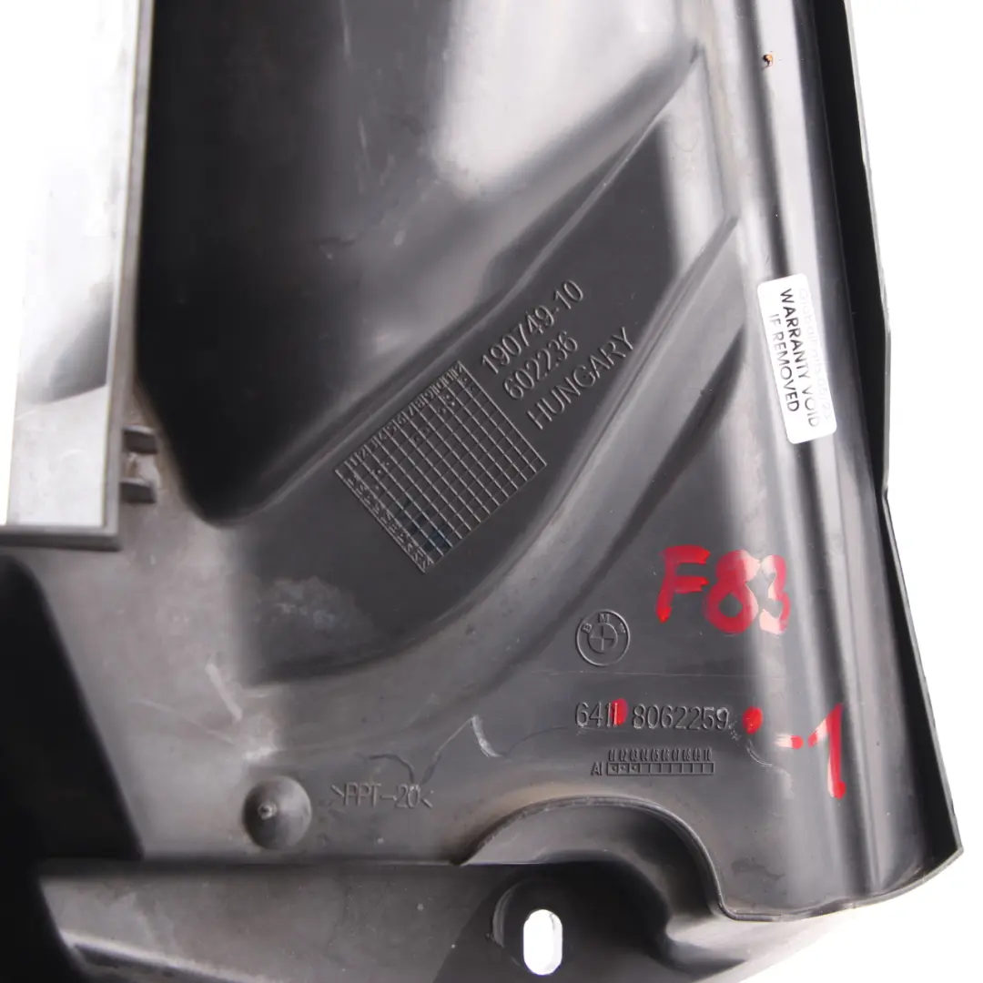 Bay Panel BMW F80 M3 F82 F83 M4 Attachment Sealing Frame Cover to Engine with Part number 8062259 Engine Bay Panel BMW F80 M3 F82 F83 M4 Attachment Sealing Frame Cover - SKU rhd-8062259-1 - Part number 8062259