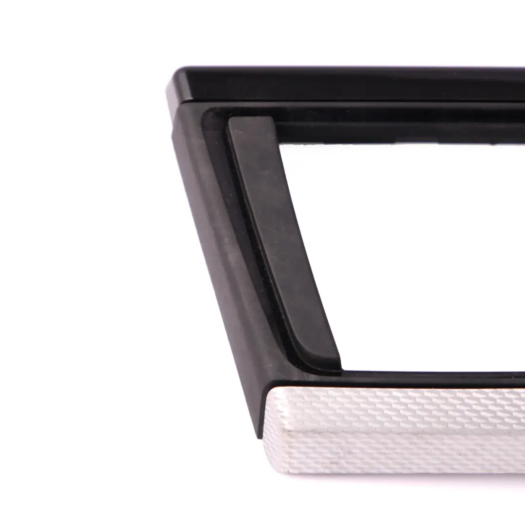 BMW F30 F31 F33 Trim I-panel Dashboard Cover Hexagonal Aluminium Black Gloss - SKU rhd-8064255 - Part number 8064255