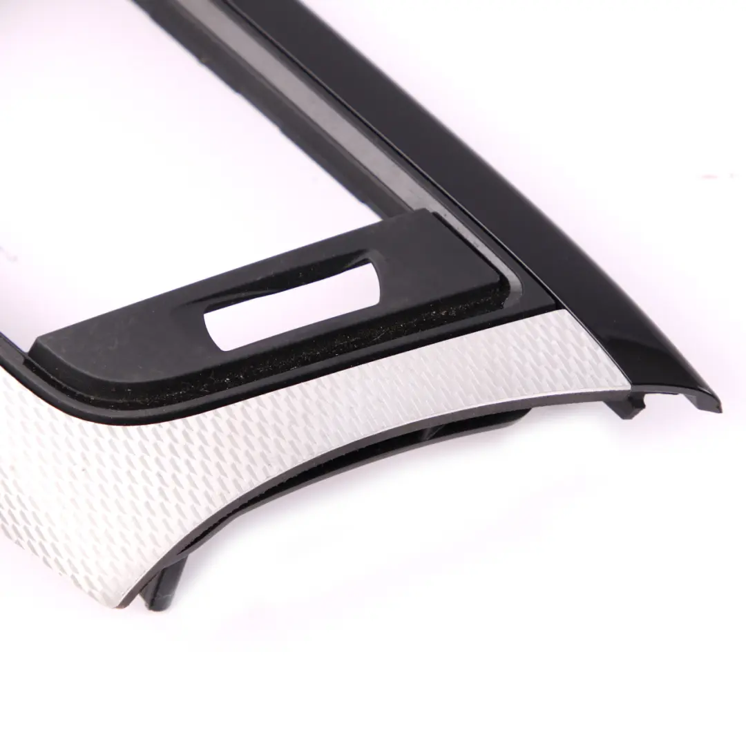 BMW F30 F31 F33 Trim I-panel Dashboard Cover Hexagonal Aluminium Black Gloss - SKU rhd-8064255 - Part number 8064255