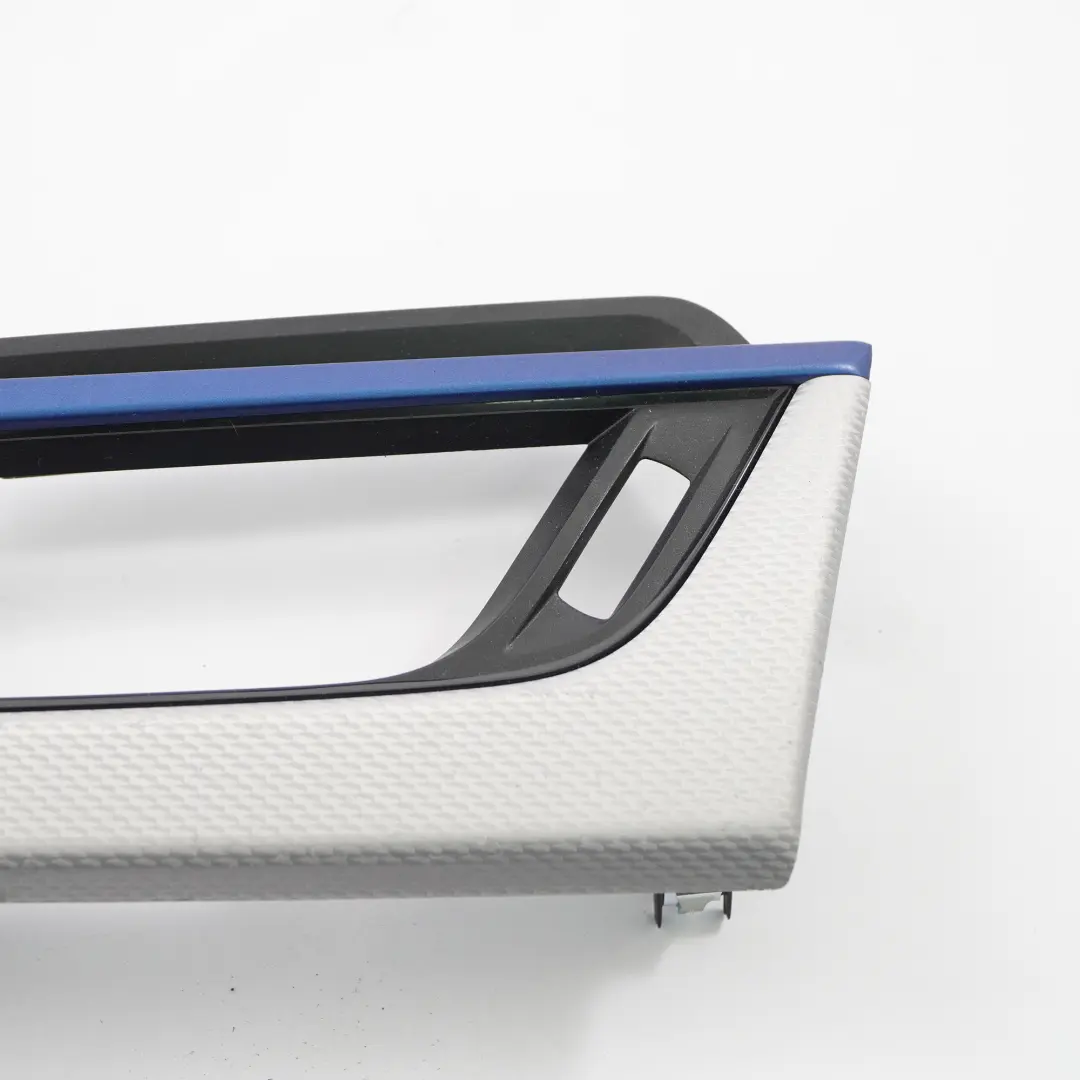 Dashboard Trim Cover Panel Driver Side Hexagon Alu Blue to BMW X1 F48 with Part number 8064737 BMW X1 F48 Dashboard Trim Cover Panel Driver Side Hexagon Alu Blue - SKU rhd-8064737 - Part number 8064737