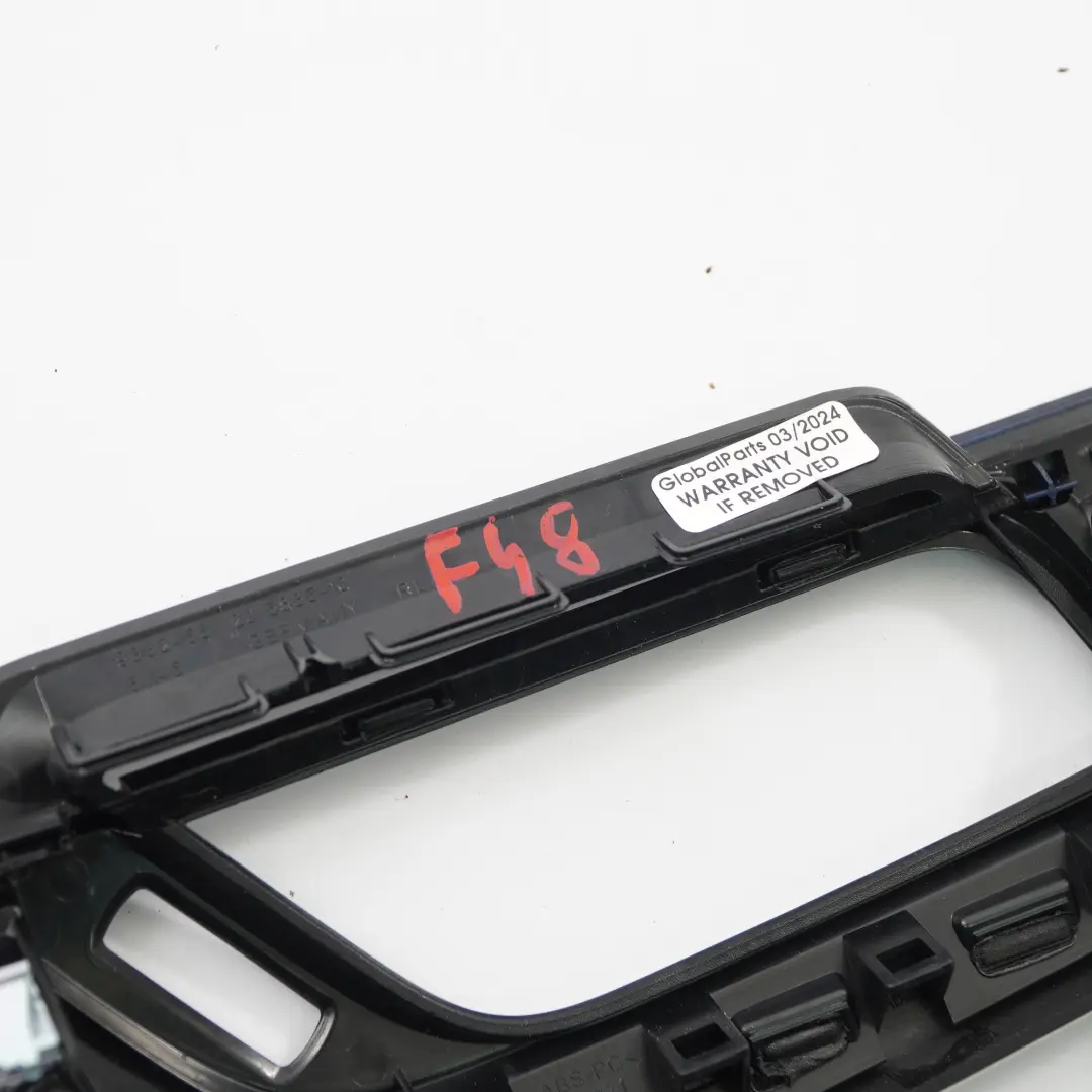 Dashboard Trim Cover Panel Driver Side Hexagon Alu Blue to BMW X1 F48 with Part number 8064737 BMW X1 F48 Dashboard Trim Cover Panel Driver Side Hexagon Alu Blue - SKU rhd-8064737 - Part number 8064737