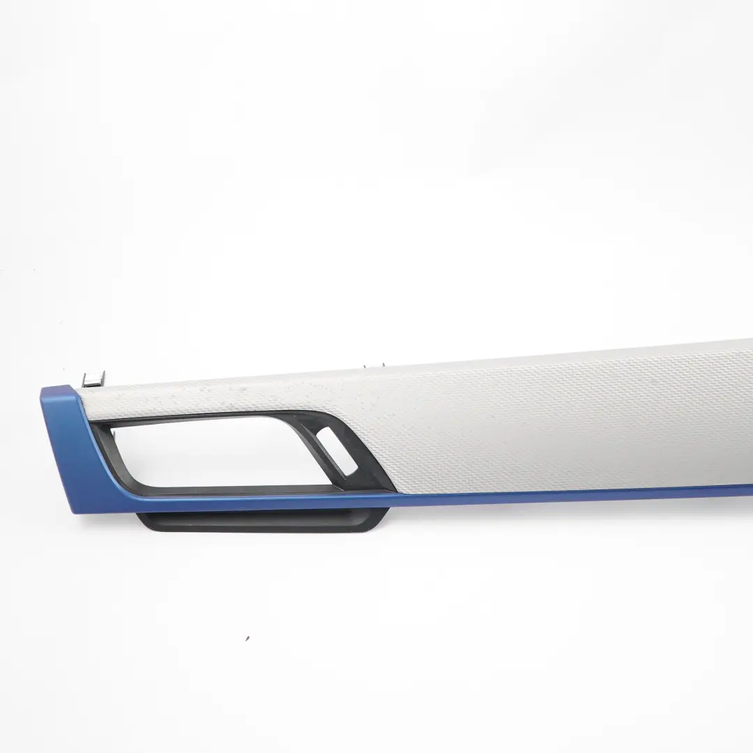 Dashboard Trim Cover Panel Passenger Side Hexagon Alu Blue to BMW X1 F48 with Part number 8064757 BMW X1 F48 Dashboard Trim Cover Panel Passenger Side Hexagon Alu Blue - SKU rhd-8064757 - Part number 8064757